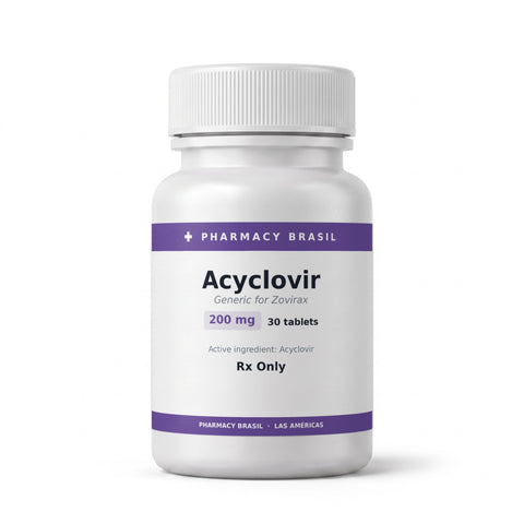 Acyclovir 200 mg — 30 tablets