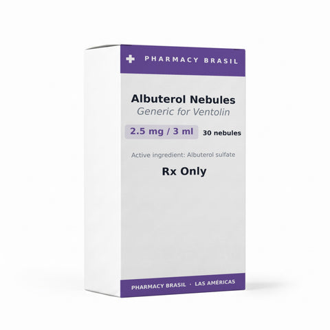 Albuterol Nebules 2.5 mg / 3 ml — 30 nebules
