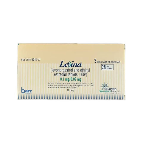 Lessina (Levonorgestrel / Ethinyl Estradiol) – original manufacturer packaging