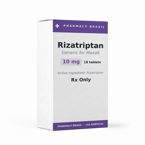 Rizatriptan 10 mg — 18 tablets