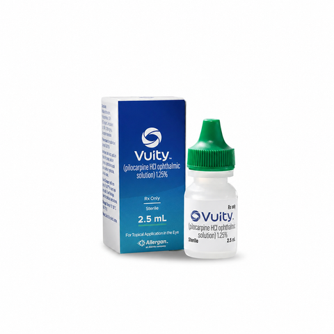 Vuity (Pilocarpine) – original manufacturer packaging